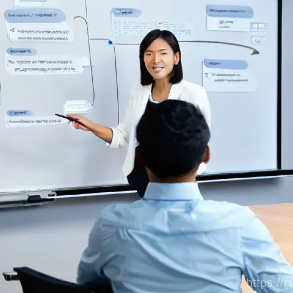 코딩교육지도사와 팀워크 중심 학습 - **Prompt 1: Personalized IT Mentorship**
    A bright, modern co-working space with large windows an...