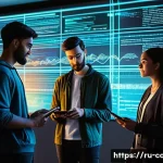 Home 18 코딩교육지도사와 클라우드 컴퓨팅 교육 - **"Digital Mentors: Beacons in the Ocean of Code"**
A vibrant, medium shot illustration of a div...